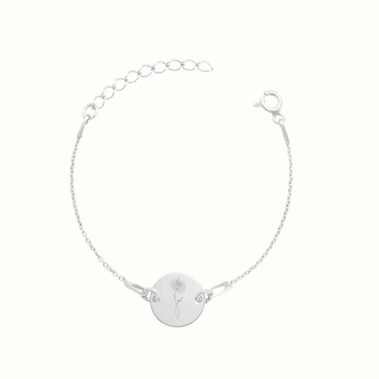 Personalisiertes Armband zur Geburt aus 925 Silber. Mutter Kind Schmuck | Emma & Marie Schmuck