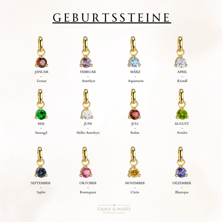 Geburtssteine 333 Gold